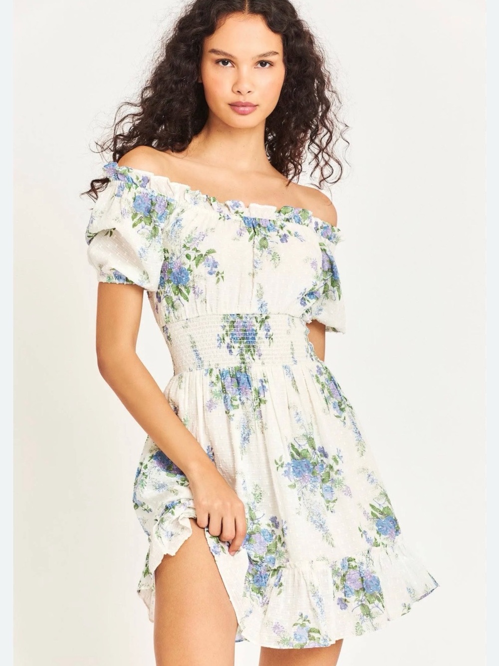 Loveshackfancy lai mini dress